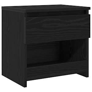 Noční skříňka 2 pcs Černý dub 40 x 30 x 39 cm kompozitní dřevo - obrázek 6