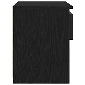 Noční skříňka 2 pcs Černý dub 40 x 30 x 39 cm kompozitní dřevo - obrázek 8