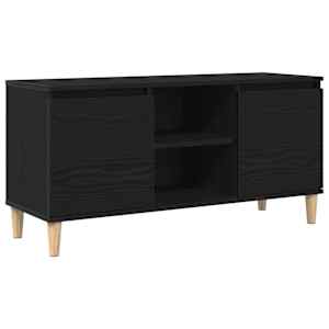 Televizní skříň Černý dub 102 x 35 x 50 cm kompozitní dřevo - obrázek 2