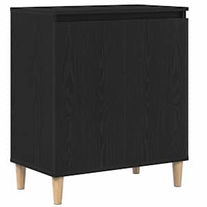 vidaXL K&otilde;ide Must tamm 60 x 35 x 70 cm Tehispuit