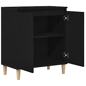 Servírovací skříň Černý dub 60 x 35 x 70 cm kompozitní dřevo - obrázek 5