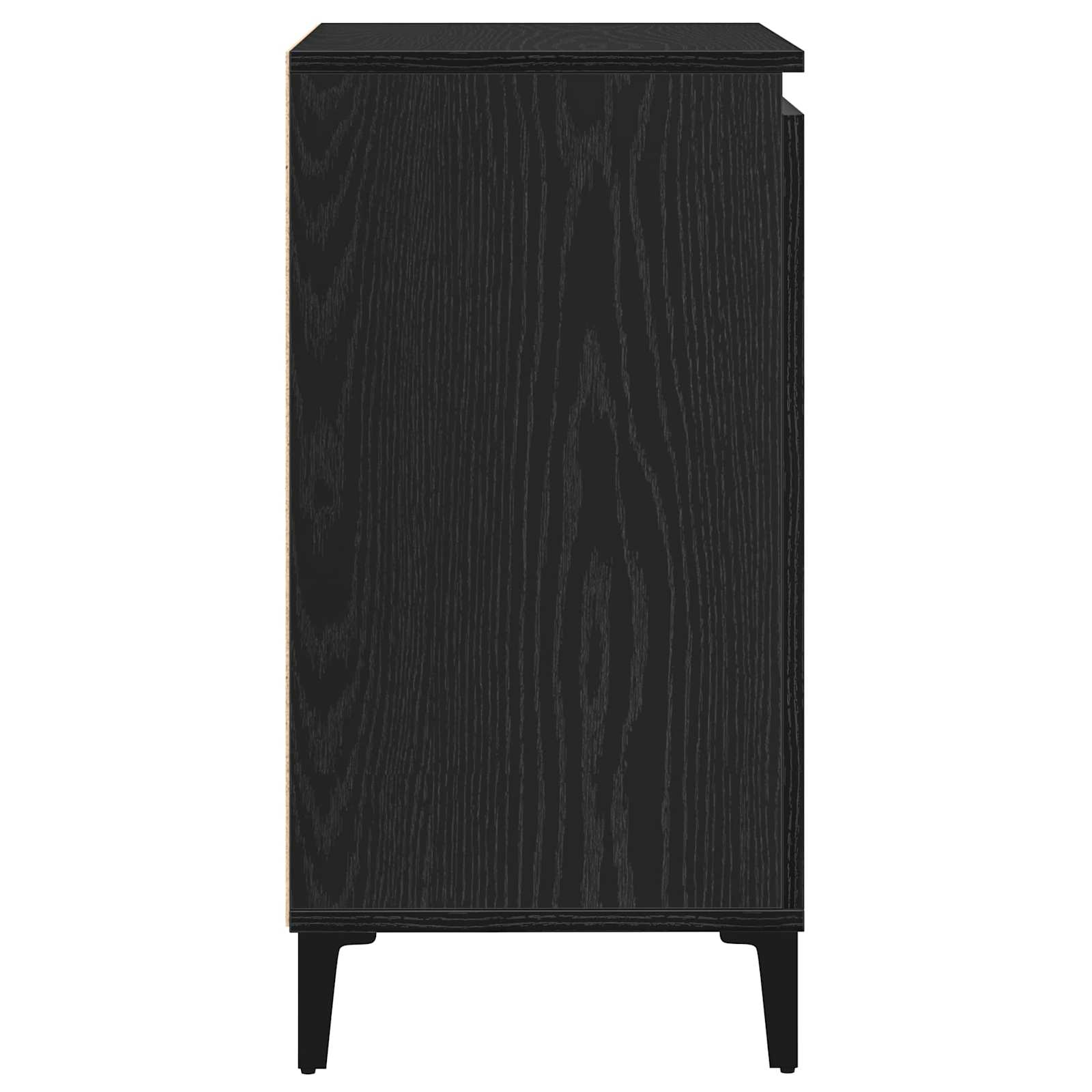 Servírovací skříň Černý dub 60 x 35 x 70 cm kompozitní dřevo - obrázek 7