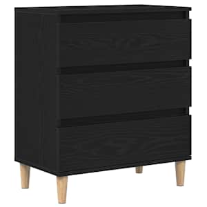 Servírovací skříň Černý dub 60 x 35 x 70 cm kompozitní dřevo - obrázek 2