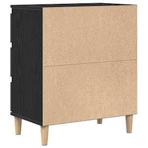 Servírovací skříň Černý dub 60 x 35 x 70 cm kompozitní dřevo - obrázek 8