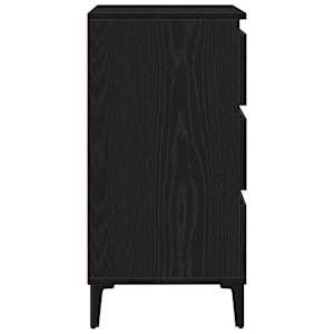Servírovací skříň Černý dub 60 x 35 x 70 cm kompozitní dřevo - obrázek 8