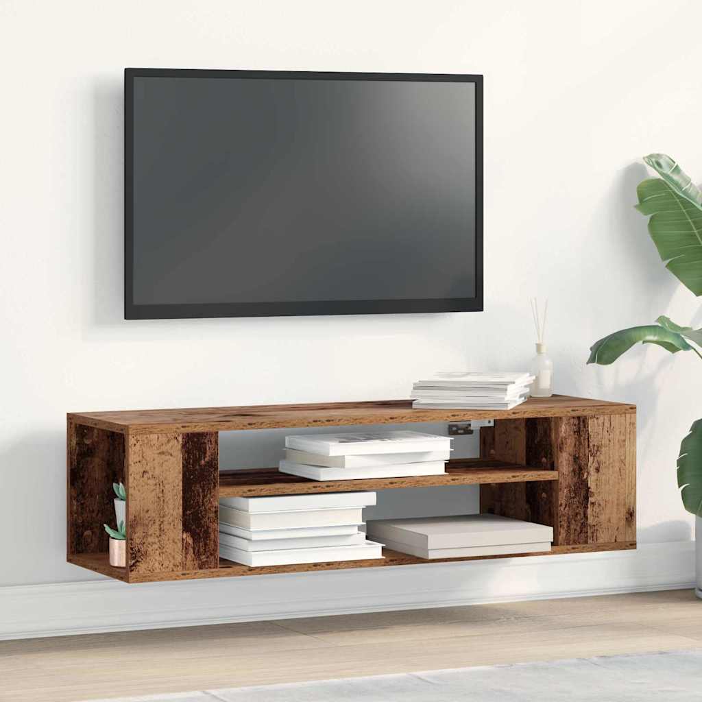 TV-Wandschrank Altholz 100x30x26,5 cm Holzwerkstoff