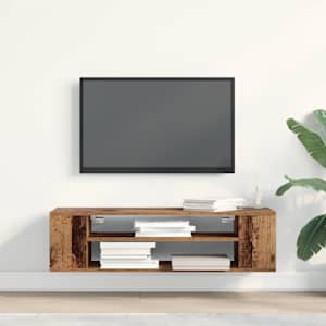 Televizní skříň Staré dřevo 100 x 30 x 26,5 cm kompozitní dřevo - obrázek 4