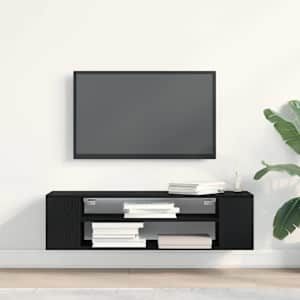 Televizní skříň Černý dub 100 x 30 x 26,5 cm kompozitní dřevo - obrázek 4