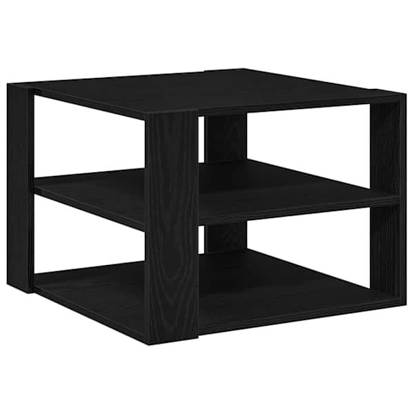 vidaXL Kohvilaud Must Tamm 58 x 58 x 40 cm T&ouml;&ouml;deldud puit