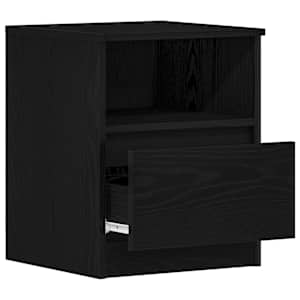 Noční skříňka 2 pcs Černý dub 40 x 40 x 50 cm kompozitní dřevo - obrázek 5