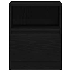 Noční skříňka 2 pcs Černý dub 40 x 40 x 50 cm kompozitní dřevo - obrázek 8