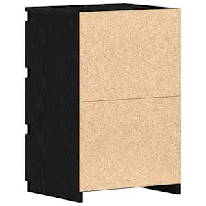 Noční skříňka 2 ks Černý dub 40 x 35 x 62,5 cm Kompozitní dřevo - obrázek 9