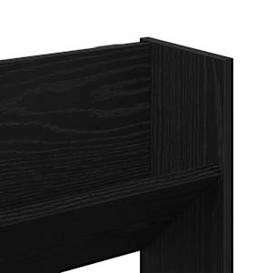 Skříň na obuv 80 x 18 x 90 cm kompozitní dřevo Černý dub - obrázek 8