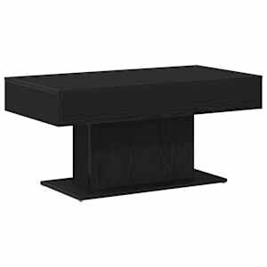 vidaXL Kohvilaud Must tamm 96 x 50 x 45 cm Tehispuit
