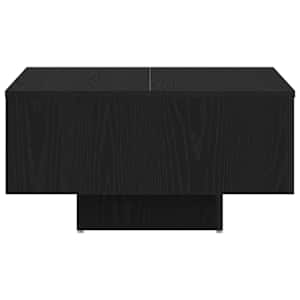 Konferenční stolek Černý dub 60 x 60 x 31.5 cm Kompozitní dřevo - obrázek 6