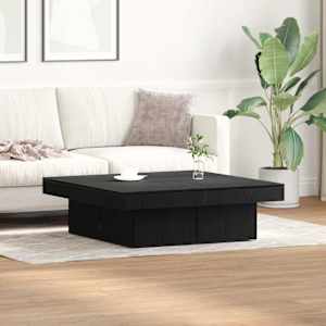 Klubska miza Črna Orehovina 90 x 90 x 28 cm Konstruiran les