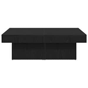 Konferenční stolek Černý dub 90 x 90 x 28 cm kompozitní dřevo - obrázek 5