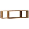 vidaXL Seinakarbid 2 tk Vana puit 80 x 15 x 26 cm Tehispuit