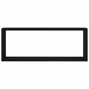Nástěnné poličky s policí 2 pcs Černý dub 60 x 15 x 23 cm - obrázek 7