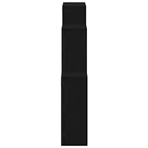 Nástěnná polička Černý dub 80 x 15 x 78,5 cm kompozitní dřevo - obrázek 7