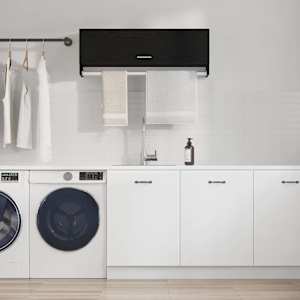 Garderobna omara s predalom Črna Orehovina 100 x 32,5 x 35 cm