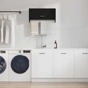 Garderobna omara s predalom Črna Orehovina 70 x 32,5 x 35 cm