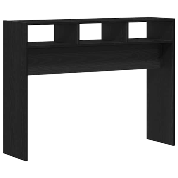 vidaXL Konsoollaud Must tamm 105 x 30 x 80 cm Tehispuit