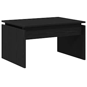 vidaXL Kohvilaud Must tamm 68 x 50 x 38 cm Tehispuit