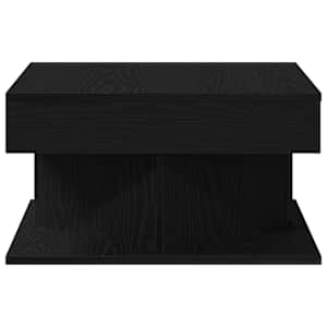 Konferenční stolek Černý dub 57 x 57 x 30 cm kompozitní dřevo - obrázek 7