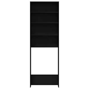 Skříň na pračku Černý dub 64 x 24 x 190 cm kompozitní dřevo - obrázek 6
