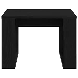 Konferenční stolek Černý dub 50 x 50 x 35 cm kompozitní dřevo - obrázek 6