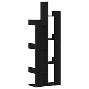 knihovna 8 úrovní 48 x 25,5 x 140 cm Kompozitní dřevo Černý dub - obrázek 5