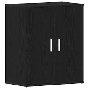 vidaXL Kinga kapp 60 x 35 x 70 cm Tehispuit Must tamm