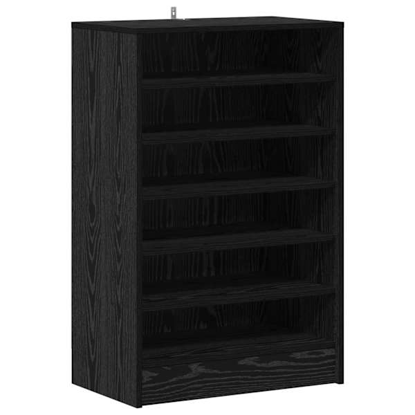 vidaXL Kinga kapp 60 x 35 x 92 cm Tehispuit Must tamm