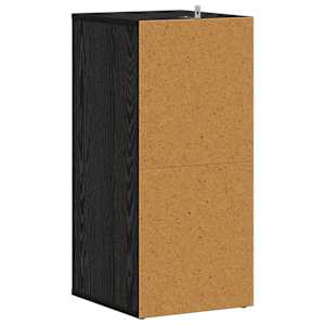 Skříň na obuv 2 pcs Černý dub 32 x 35 x 70 cm kompozitní dřevo - obrázek 8