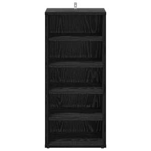 Skříň na obuv 2 pcs Černý dub 32 x 35 x 70 cm kompozitní dřevo - obrázek 6