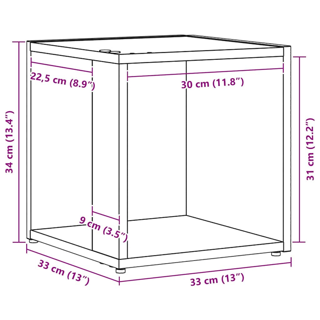 Corner Cabinet Rack Standing Shelf Storage Cabinet Engineered Wood vidaXL - Picture 20 of 92