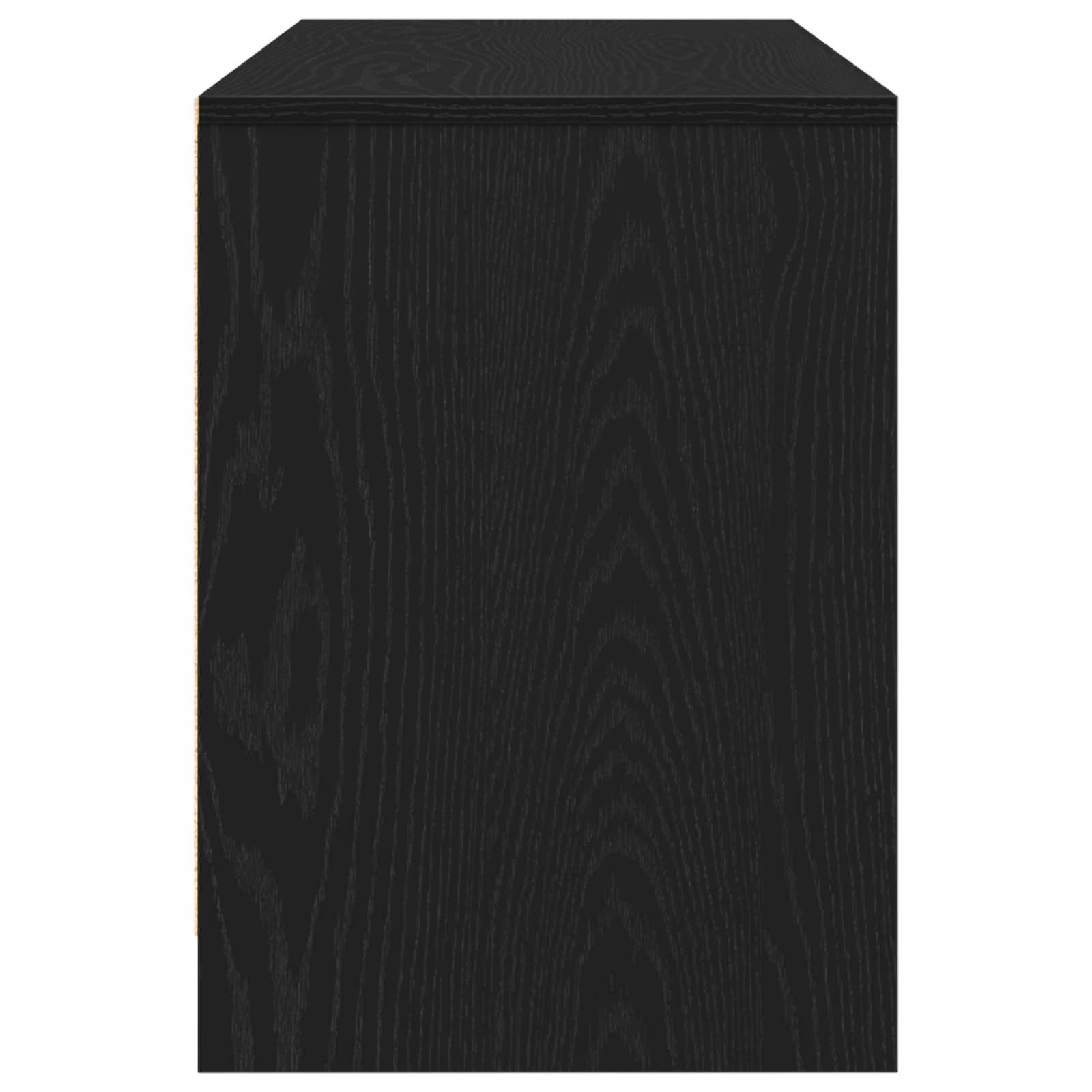 Televizní skříň Černý dub 102 x 37,5 x 52,5 cm kompozitní dřevo - obrázek 7