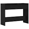 vidaXL Konsoollaud Must tamm 100 x 35 x 76,5 cm Tehispuit