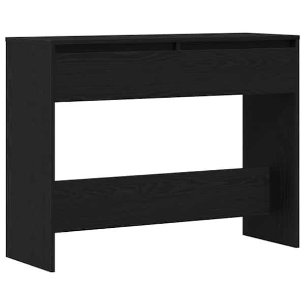 vidaXL Konsoollaud Must tamm 100 x 35 x 76,5 cm Tehispuit