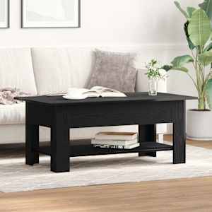 Konferenční stolek Černý dub 102 x 55 x 42 cm kompozitní dřevo - obrázek 4