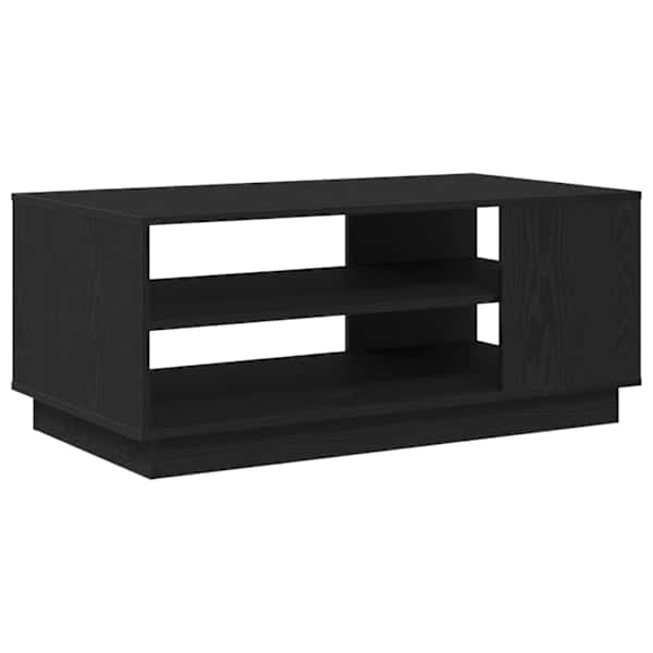 vidaXL Kohvilaud Must tamm 102 x 55 x 43 cm Tehispuit