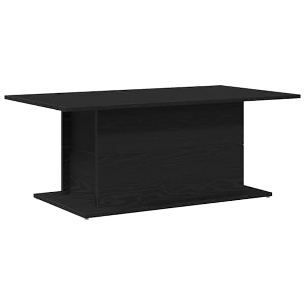 vidaXL Kohvilaud Must tamm 102 x 55,5 x 40 cm Tehispuit