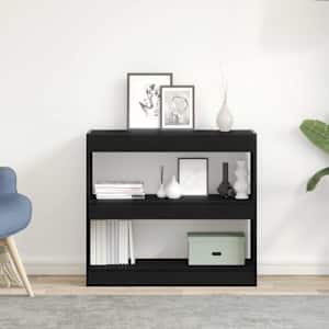 Knihovna 2 pcs Černý dub 80 x 30 x 72 cm kompozitní dřevo - obrázek 4