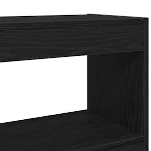 knihovna Černý dub 100 x 30 x 72 cm kompozitní dřevo - obrázek 8