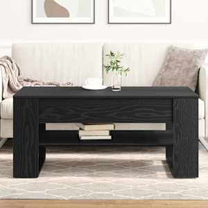 Konferenční stolek Černý dub 102 x 55 x 45 cm kompozitní dřevo - obrázek 4