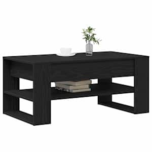 Konferenční stolek Černý dub 102 x 55 x 45 cm kompozitní dřevo - obrázek 3