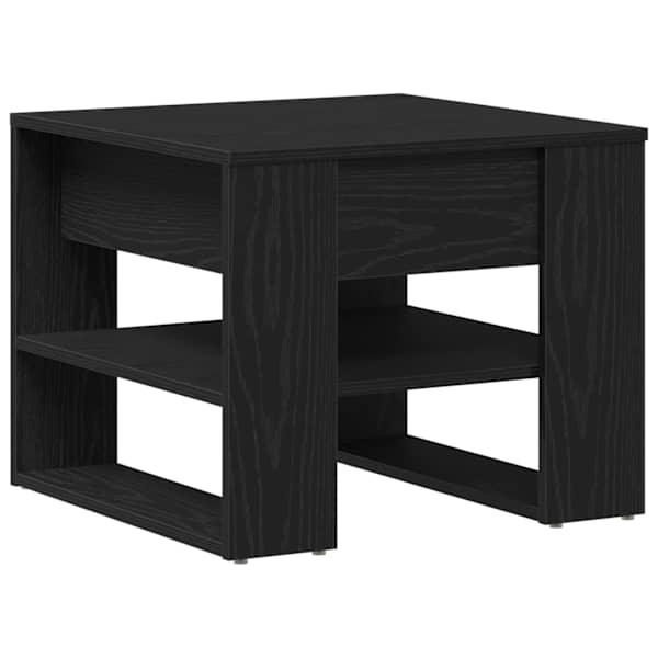 vidaXL Kohvilaud Must tamm 55,5 x 55 x 45 cm Tehispuit
