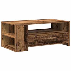 Konferenční stolek se zásuvkou Staré dřevo 102 x 55 x 43,5 cm - obrázek 6