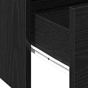 Konferenční stolek se zásuvkou Černý dub 102 x 55 x 43,5 cm - obrázek 9